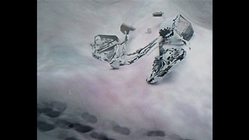 PS1 snow bike - BREAKDOWN